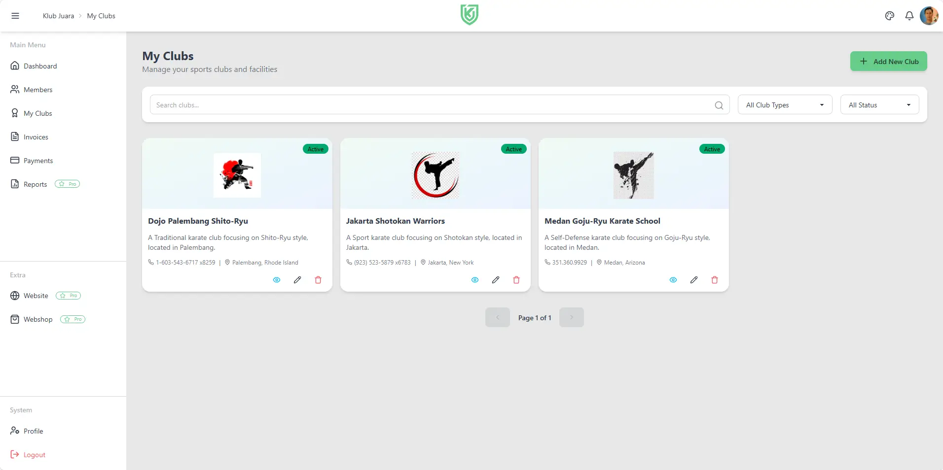 Club Management thumbnail